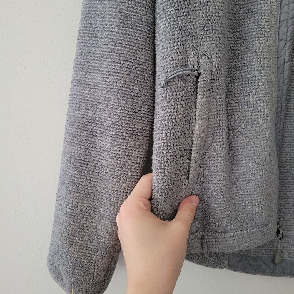 North Face Gray Zip Up Fleece Small - Picture 10 of 15